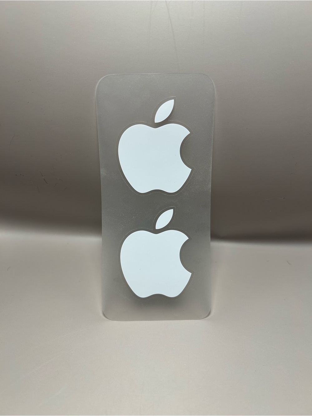 Genuine Apple White Logo Sticker Set